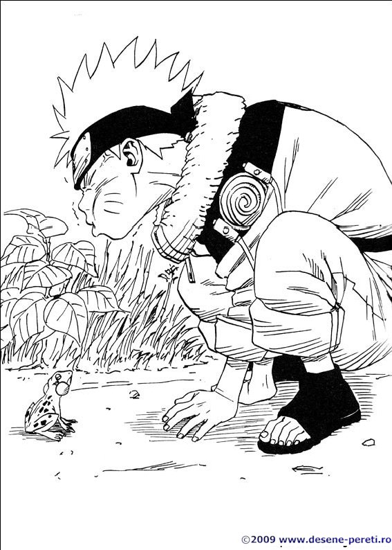 naruto desene colorat